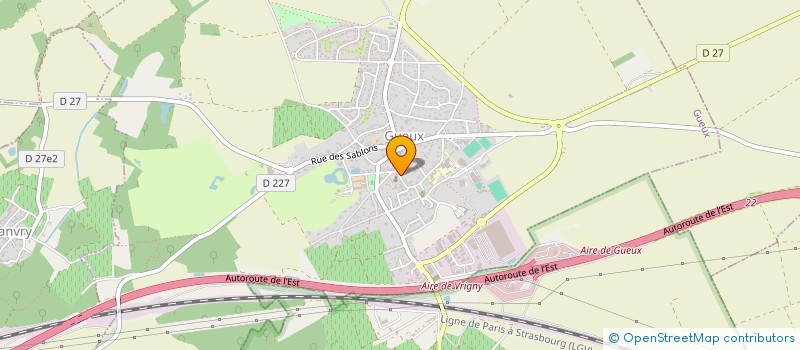 localisation de l'entreprise BERLO  GUEUX