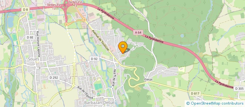 localisation de l'entreprise BERLOC  BARBAZAN-DEBAT