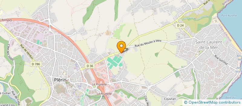 localisation de l'entreprise BERLOU à PLERIN