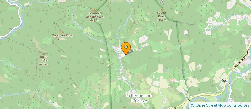 localisation de l'entreprise BERLOUD  LA PENNE-SUR-L'OUVEZE