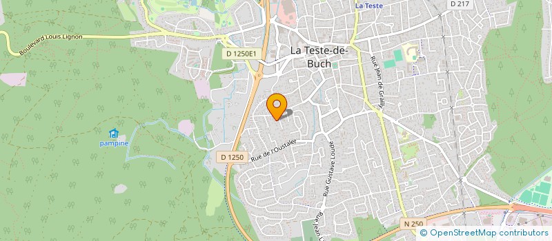 localisation de l'entreprise BERLOVIE à LA TESTE-DE-BUCH