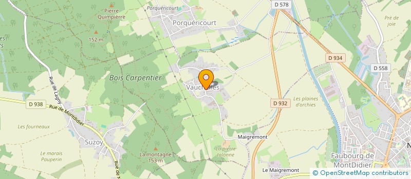 localisation de l'entreprise BERLU à VAUCHELLES