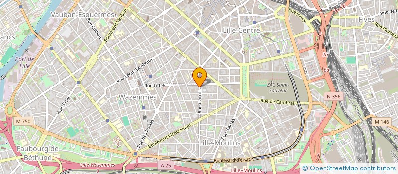 localisation de l'entreprise BERLY IMMOBILIER à LILLE