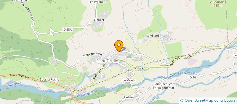localisation de l'entreprise BERLYNE à SAINT-FIRMIN