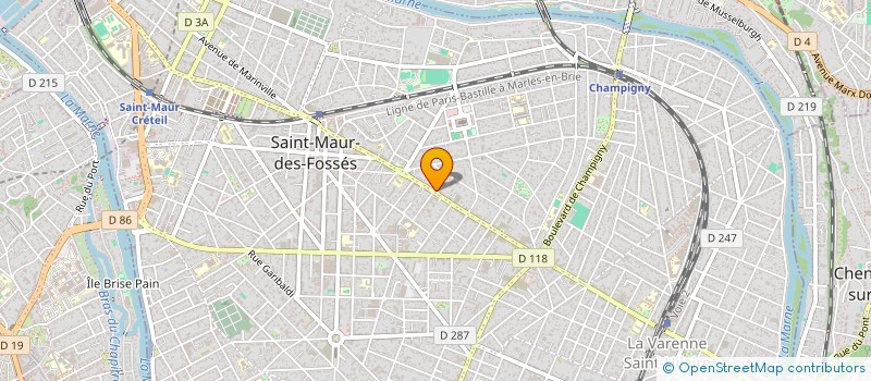 localisation de l'entreprise BERLYNE CONSEIL SA à SAINT-MAUR-DES-FOSSES