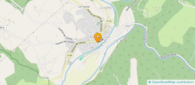 localisation de l'entreprise BERMAN à ROQUECOURBE