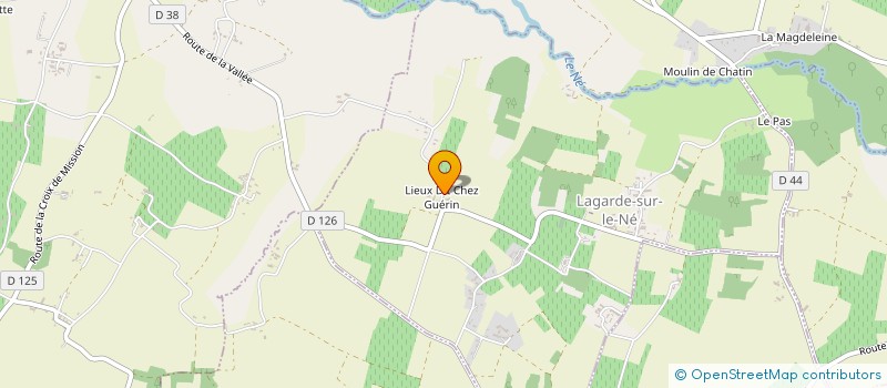 localisation de l'entreprise BERMANI à LAGARDE-SUR-LE-NE