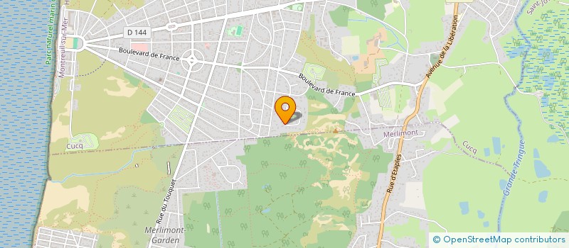 localisation de l'entreprise BERMAR 4  CUCQ