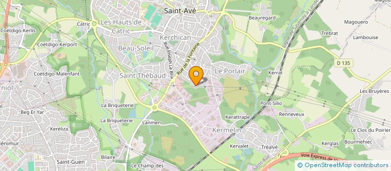 localisation de l'entreprise BERMAR  SAINT-AVE