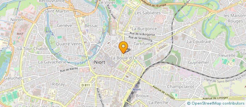 localisation de l'entreprise BERMAS  NIORT