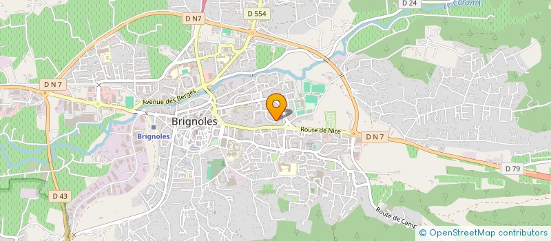 localisation de l'entreprise BERMAS LOC à BRIGNOLES