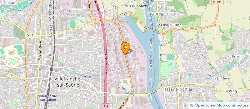 localisation de l'entreprise BERMAX à VILLEFRANCHE-SUR-SAONE