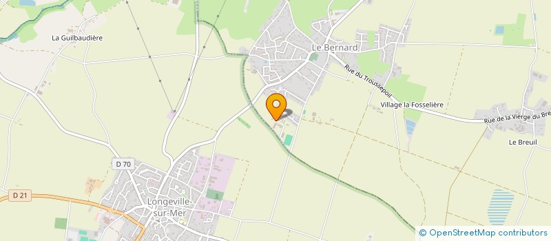 localisation de l'entreprise BERMAX  LE BERNARD