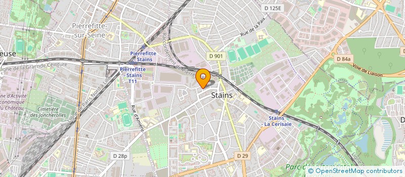 localisation de l'entreprise BERMEL  STAINS