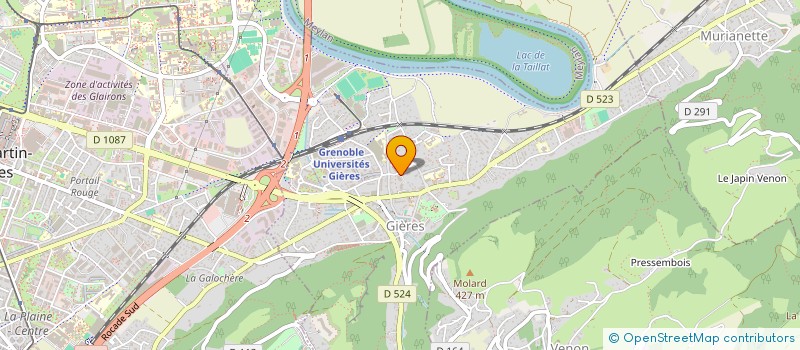 localisation de l'entreprise BERMI  GIERES