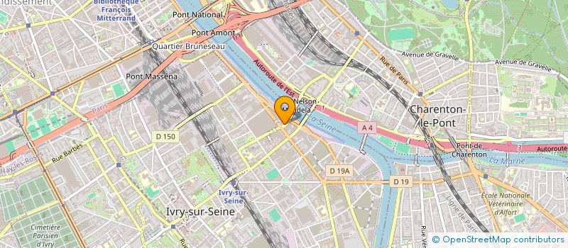 localisation de l'entreprise BERMI-IMPEX à IVRY-SUR-SEINE