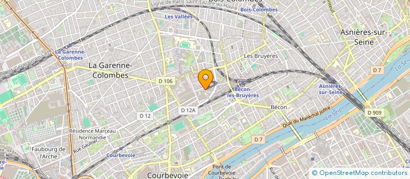 localisation de l'entreprise BERMIC ELECTRONIC à COURBEVOIE