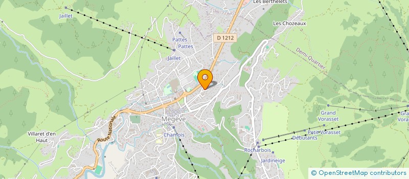 localisation de l'entreprise BERMIFFAZ  MEGEVE