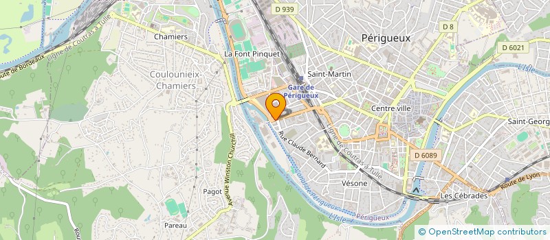 localisation de l'entreprise BERMO à PERIGUEUX
