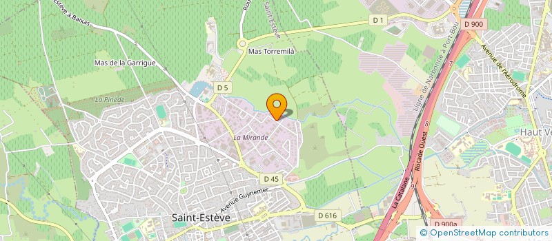 localisation de l'entreprise BERMON IMMOBILIER  SAINT-ESTEVE