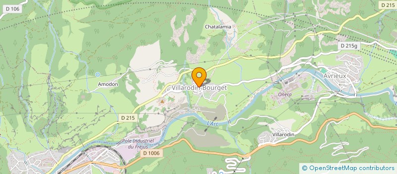 localisation de l'entreprise BERMOND  VILLARODIN-BOURGET