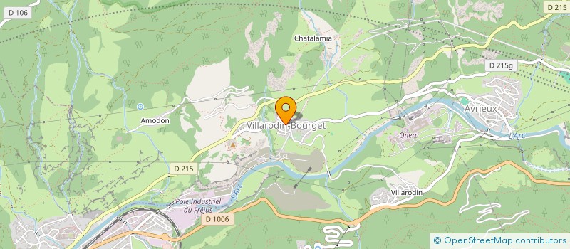 localisation de l'entreprise BERMOND C.M .A  VILLARODIN-BOURGET