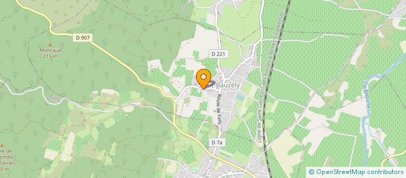 localisation de l'entreprise BERMOND NUTRITION à SAINT-BAUZELY