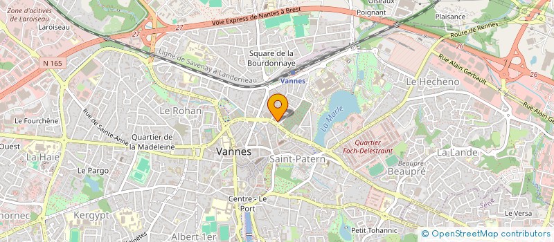 localisation de l'entreprise BERMOND - SALOMON à VANNES