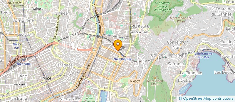 localisation de l'entreprise BERN' ARTRENOV  NICE