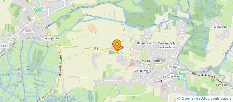 localisation de l'entreprise BERN'HOME  MAGNE