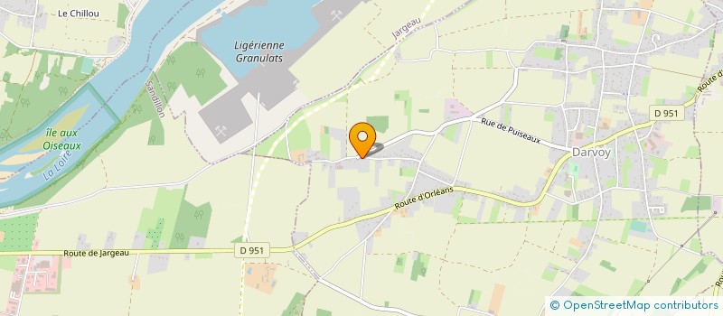 localisation de l'entreprise BERN'ISOL SARL à DARVOY