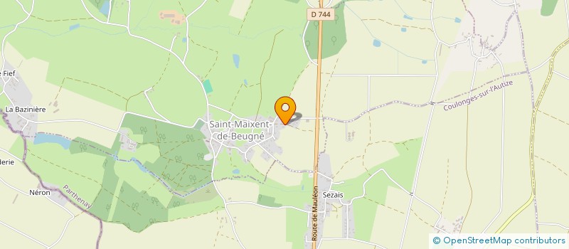 localisation de l'entreprise BERN'S E CO  SAINT-MAIXENT-DE-BEUGNE