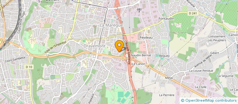 localisation de l'entreprise BERNA TRANSPORTS à FLOIRAC