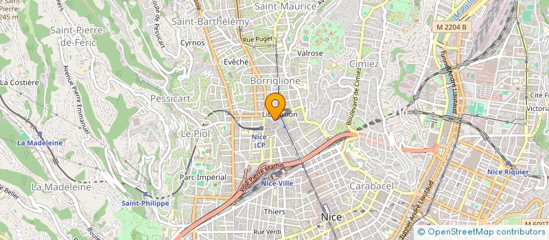 localisation de l'entreprise BERNAB' GARE DU SUD à NICE