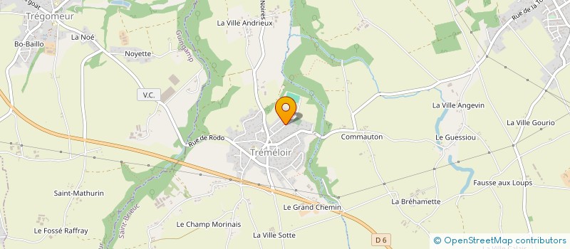 localisation de l'entreprise BERNABE GESTION  PORDIC