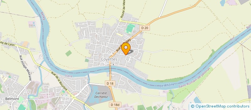 localisation de l'entreprise BERNABE MOLINA  LOYETTES