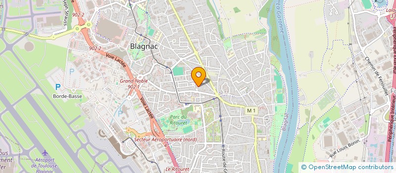 localisation de l'entreprise BERNABE VILLON  BLAGNAC