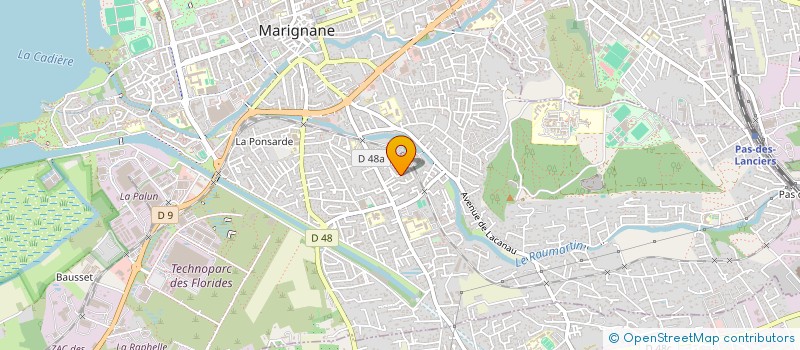 localisation de l'entreprise BERNABEU RENOVATION S.A.R.L.  MARIGNANE