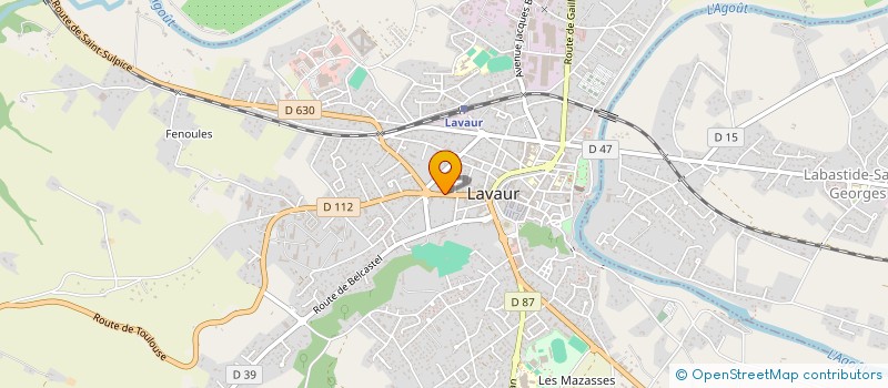 localisation de l'entreprise BERNAD BIENFAIT ASSURANCE  LAVAUR