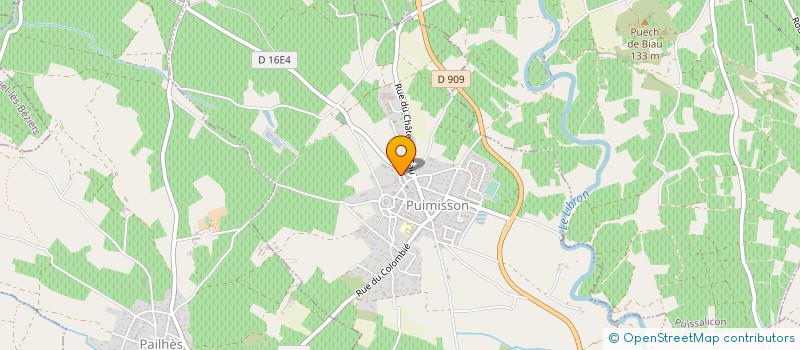 localisation de l'entreprise BERNAD NATHALIE à PUIMISSON