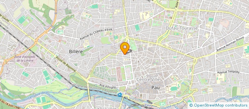 localisation de l'entreprise BERNADAC 4 à PAU