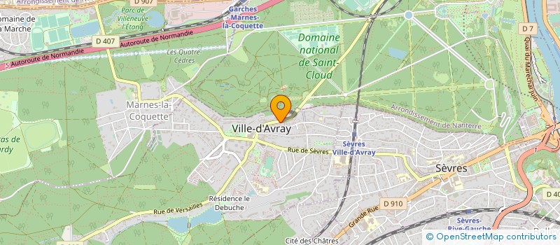 localisation de l'entreprise BERNADOTTE à VILLE-D'AVRAY