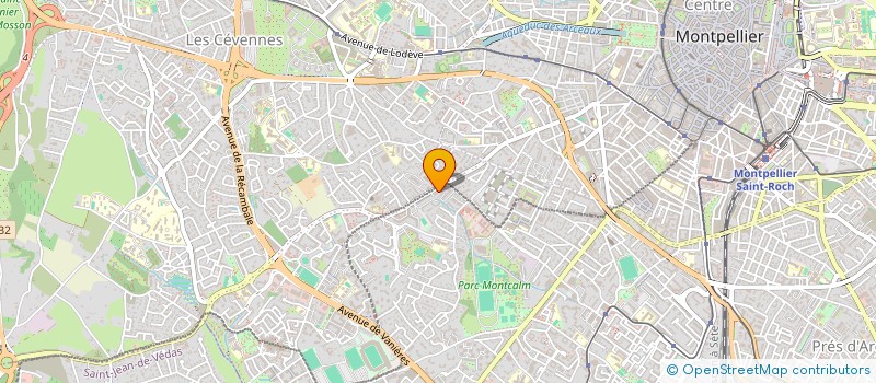 localisation de l'entreprise BERNADOU-GALY à MONTPELLIER