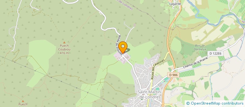 localisation de l'entreprise BERNADOU SUD TRANSPORTS à VIOLS-LE-FORT