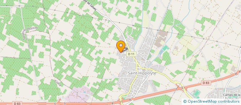 localisation de l'entreprise BERNADOY  SAINT-HIPPOLYTE