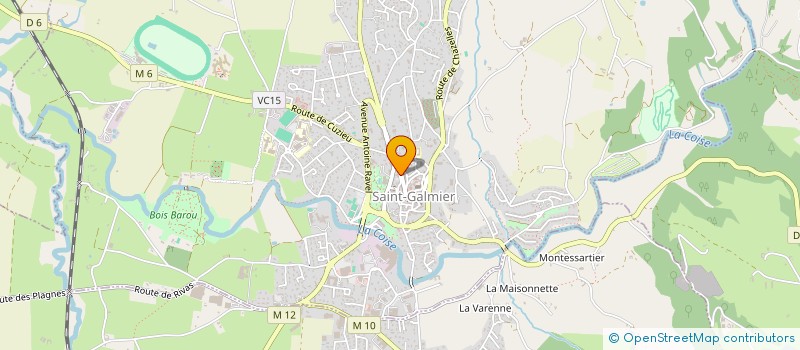 localisation de l'entreprise BERNALS  SAINT-GALMIER