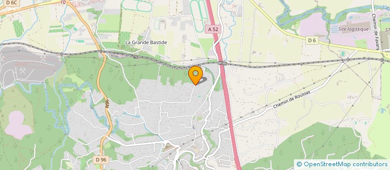 localisation de l'entreprise BERNAMS TERRASSEMENT  FUVEAU