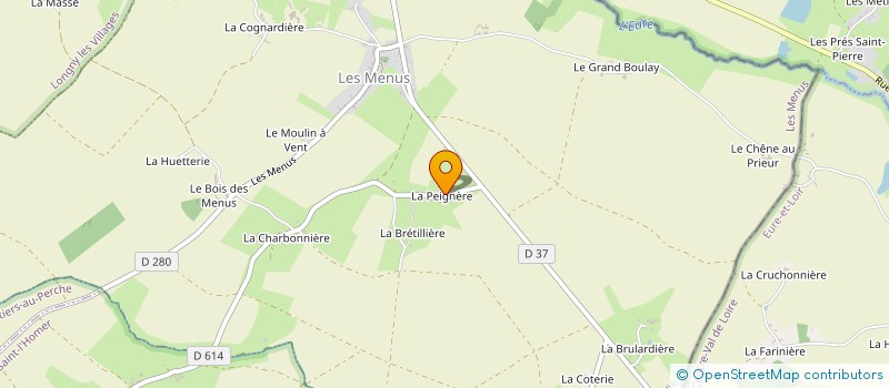 localisation de l'entreprise BERNAND AND CO à LES MENUS