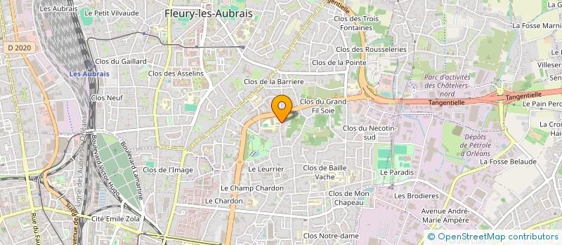 localisation de l'entreprise BERNARD à ORLEANS