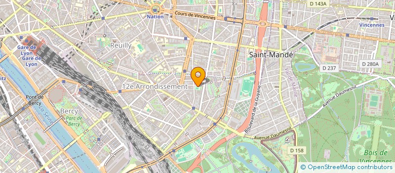 localisation de l'entreprise BERNARD  PARIS